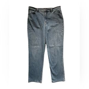 Gloria Vanderbilt AMANDA Tapered Jeans w/stretch Light Rinse Women Size 12